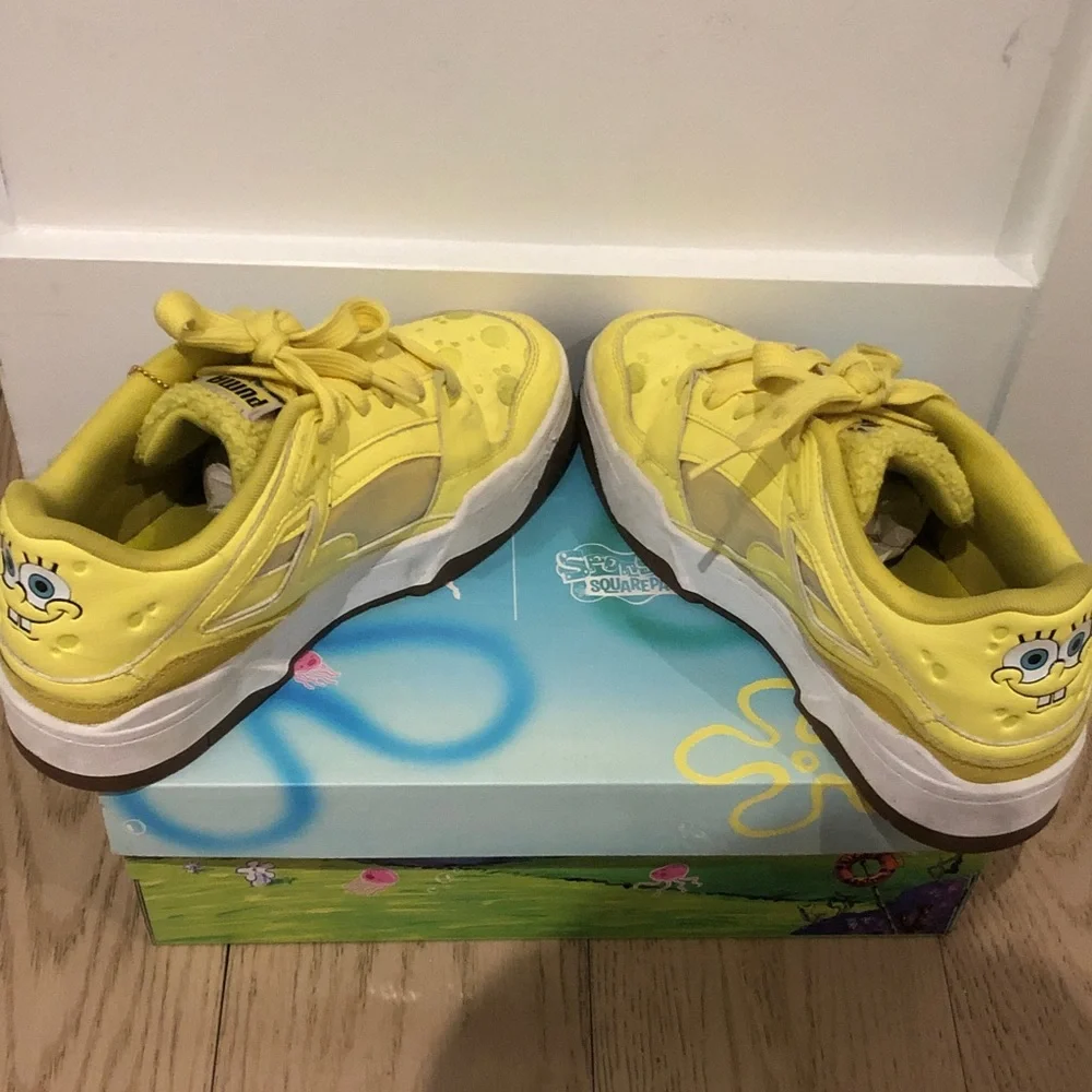 Puma Kids Bright Yellow Sneakers - Picture 5 of 8